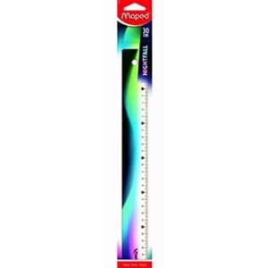 Linijka plastikowa 30cm NIGHTFALL MAPED 1szt. /245011/