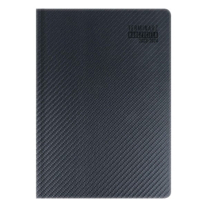 Terminarz B5 tygodniowy CRUX 2024/2025 nauczyciela CARBON czarny / KK-TN-B5.T.-CARBON-01/