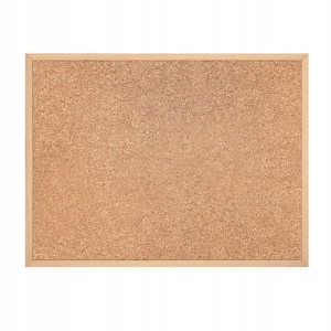 TABLICA KORKOWA RAMA DREWNIANA 90x120cm MEMOBE SMART  /MSTC120090.00.81.10/