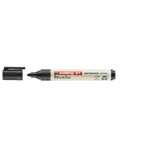 Marker permanentny okrągły 1,5-3 mm ekologiczny EDDING 21 czarny /21/001/C ED/