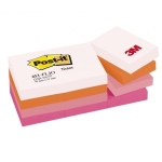Notes samoprzylepny 38x51mm 12x100 kartek 653-FLJO FLUO paleta radosna 3M POST-IT /3M-FT510283441/