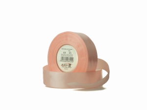 WSTĄŻKA SATYNOWA 25mm x 32m PUDROWY RÓŻ