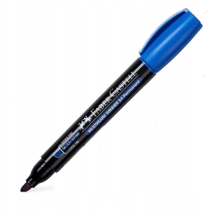 Marker permanentny ścięty 2-5mm FABEL-CASTELL 54 niebieski 1szt. /157951 FC/