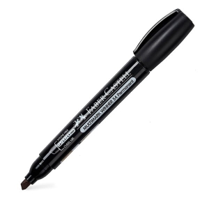 Marker permanentny ścięty 2-5mm FABEL-CASTELL 54 czarny 1szt. /157999 FC/
