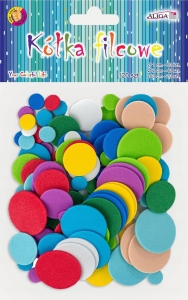 KÓŁKA PIANKOWE 1,0/2,0/3,0cm MIX KOLORÓW 120szt.