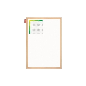 Tablica edukacyjna magnetyczna suchościeralna 40x60cm nadruk plan lekcji rama drewniana MEMOBE 1szt. /MTM060040.PL01.01.51/
