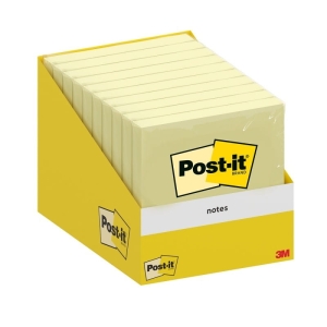 Notes samoprzylepny 76x76mm 100 kartek żółty kanarkowy 3M POST-IT 1szt./3M-3134375014021/