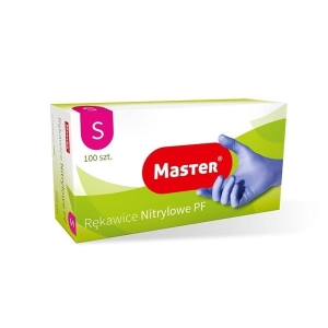 Rękawice nitrylowe MASTER NITRYL rozmiar S 100szt. /S401/