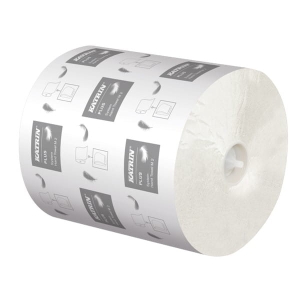 Ręcznik papierowy w roli biały celuloza 2-warstwowy 2x22g 150m niepylący KATRIN PLUS SYSTEM M 1szt.
