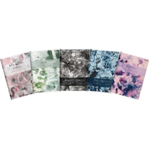 Zeszyt A5/60 kratka z marginesem 70g posiada adresówkę okładka laminowana TOP 2000 SHADES mix wzorów i kolorów 1szt.