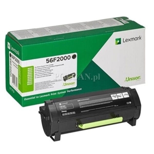 Toner Lexmark 56F2000 czarny OEM 6000s