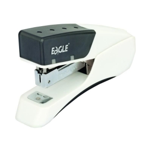 Zszywacz metalowy do 25 kartek na zszywki 24/6 EAGLE SOFT TOUCH S5173 biały 1szt.