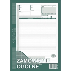Druk "Zamówienie" MICHALCZYK I PROKOP A4 332-1