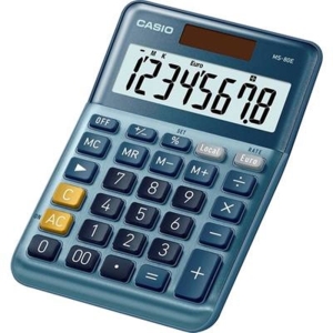 Kalkulator 8 pozycyjny CASIO MS-80E niebieski