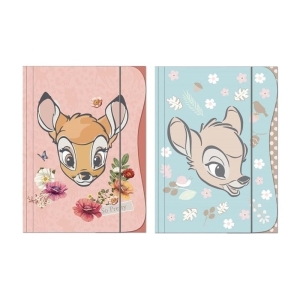 Teczka z gumką A4 kartonowa 270g BENIAMIN BAMBI mix wzorów 1szt.