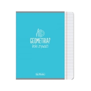 Zeszyt tematyczny A5/32 gładki 70g posiada adresówkę GEOMETRIA HERLITZ