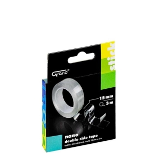 Taśma dwustronna NANO 15mm x 3m x 1mm GRAND transparentna 1szt.
