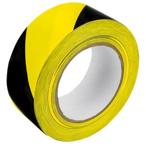 Taśma ostrzegawcza 48mm x 50m samoprzylepna GRAND żółto-czarna 1szt.