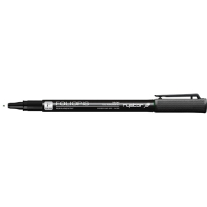 Marker foliopis/do cd 0,6mm F okrągły RYSTOR FF-6 zielony 1szt.