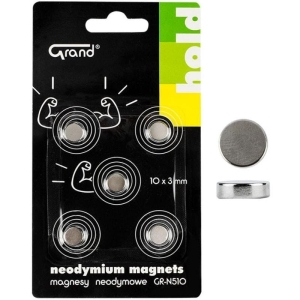 Magnesy neodymowe 10x3mm GRAND GR-N510 5szt.