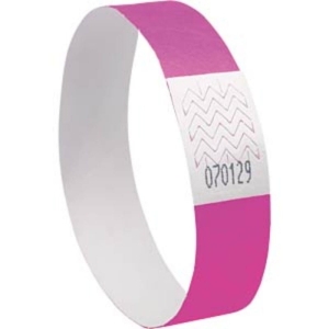 Identyfikator/opaska na rękę 256x19mm AVERY ZWECKFORM TYVEK różowa neon 500szt.