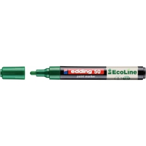 Marker olejowy okrągły 2,0-3,0mm na bazie wody EDDING e-50 ECOLINE zielony 1szt.