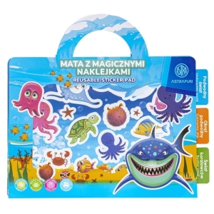 Mata z naklejkami ASTRA FUN książeczka księżniczki safari ocean dinozaury