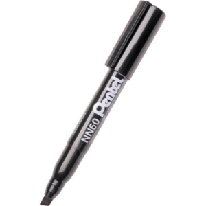 Marker permanentny ścięty 3,9-5,8mm PENTEL NN60 czarny
