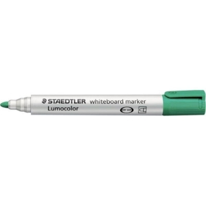 Marker suchościeralny i do flipchartu okrągły LUMOCOLOR STAEDTLER zielony