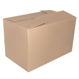 Pudło/karton klapowe/wysyłkowe/przeprowadzkowe 627x367x394mm tektura 3 warstwowa fala b 410g szare OFFICE PRODUCTS