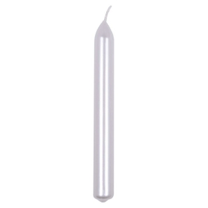 Świeca stołowa prosta lakierowana 20,0 x 170,0mm DONAU HOME biała 10szt.