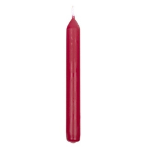 Świeca stołowa prosta 20,0 x 170,0mm DONAU HOME czerwona 10szt.