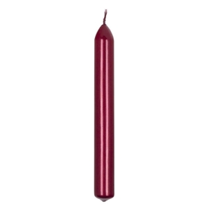 Świeca stołowa prosta lakierowana 20,0 x 170,0mm DONAU HOME czerwona 10szt.