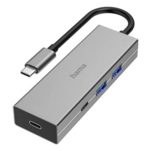 ADAPTER USB-C 4 PORTY 2X USB-A 2X USB-C 3.2 GEN1.5 GBIT/S HAMA SZARY 1szt.