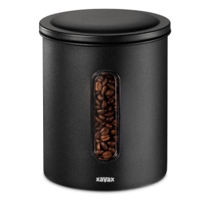 Pojemnik ze stali nierdzewnej do kawy 500g BARISTA XAVAX czarny 1szt.