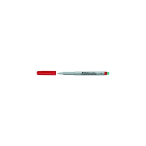 Marker foliopis/DO CD/DVD 0,6mm FABER CASTELL MULTIMARK czerwony