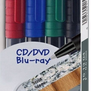 Marker foliopis f FABER CASTELL Multimark w etui 4kolory