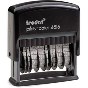 Datownik z dwoma datami 4816 ISO TRODAT 1szt.