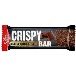 Baton owsiany 40g SANTE CRISPY BARz czekoladą 1szt.