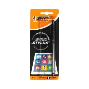 Długopis BIC CRYSTAL STYLUS 0,4mm 2w1 do ekranów dotykowych czarny 1szt.