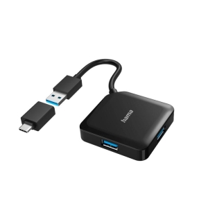 HUB USB 3.0 4XUSB-A + ADAPTER USB-C