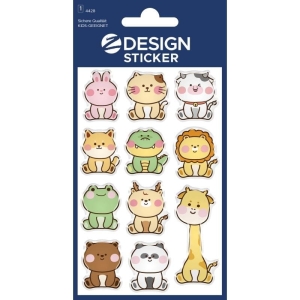 Naklejki Z-DESIGN błyszczące - zwierzęta AVERY ZWECKFORM 11szt.