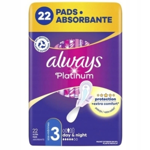 Podpaski ALWAYS PLATINUM NIGHT rozmiar 3 22szt.