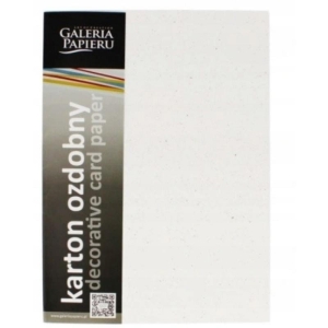 Karton ozdobny A4/220g TERRAZZO biały 20szt.