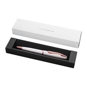 Długopis PELIKAN JAZZ NOBLE elegance 0,7mm obudowa biała wkład niebieski 1szt.