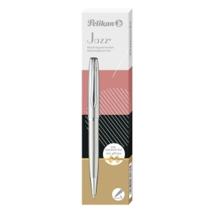 Długopis PELIKAN JAZZ NOBLE ELEGANCE 0,7mm obudowa srebrna wkład niebieski 1szt.
