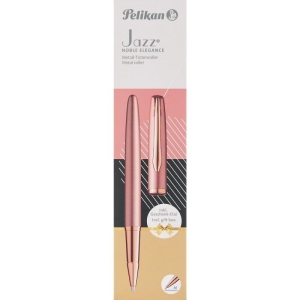Pióro KULKOWE PELIKAN JAZZ NOBLE ELEGANCE obudowa różowa wkład niebieski 1szt.