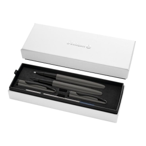 Zestaw upominkowy/Komplet PELIKAN pióro wieczne + pióro kulkowe jazz noble elegance czarny