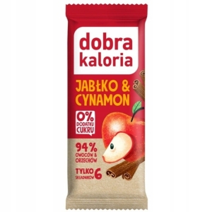 Baton owocowy DOBRA KALORIA jabłko i cynamon 35g 1szt.