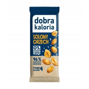 Baton owocowy DOBRA KALORIA solony orzech 35g 1szt.